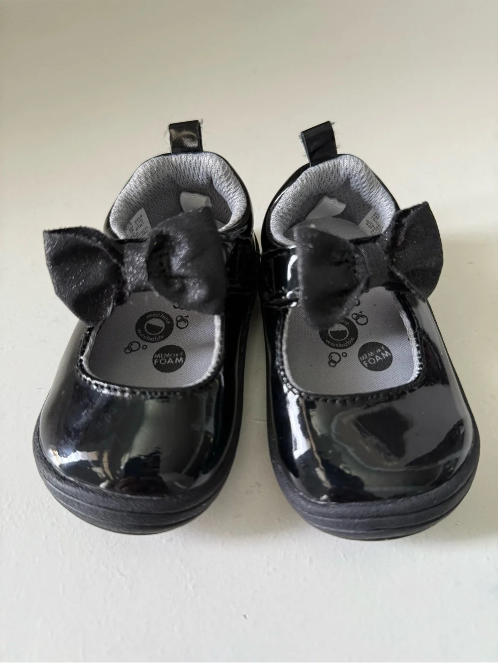 Stride Rite Baby Girl Black Patent Mary Jane Shoes